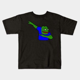 Dabbing Pepe Dab Kids T-Shirt